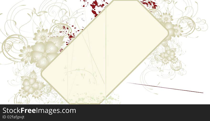 Abstract design. Vector illustration with place for your text