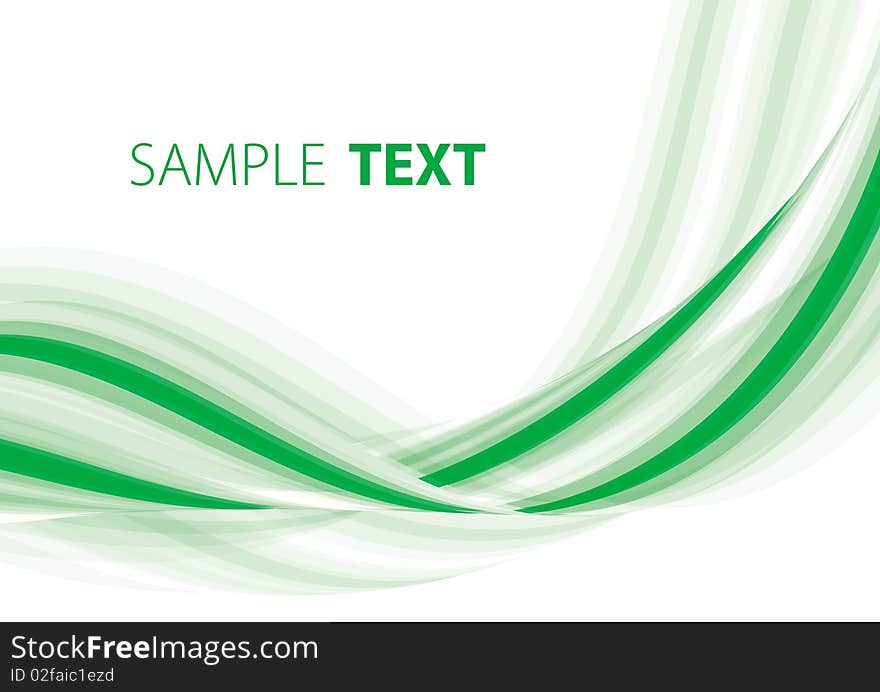 Abstract template with light green tape