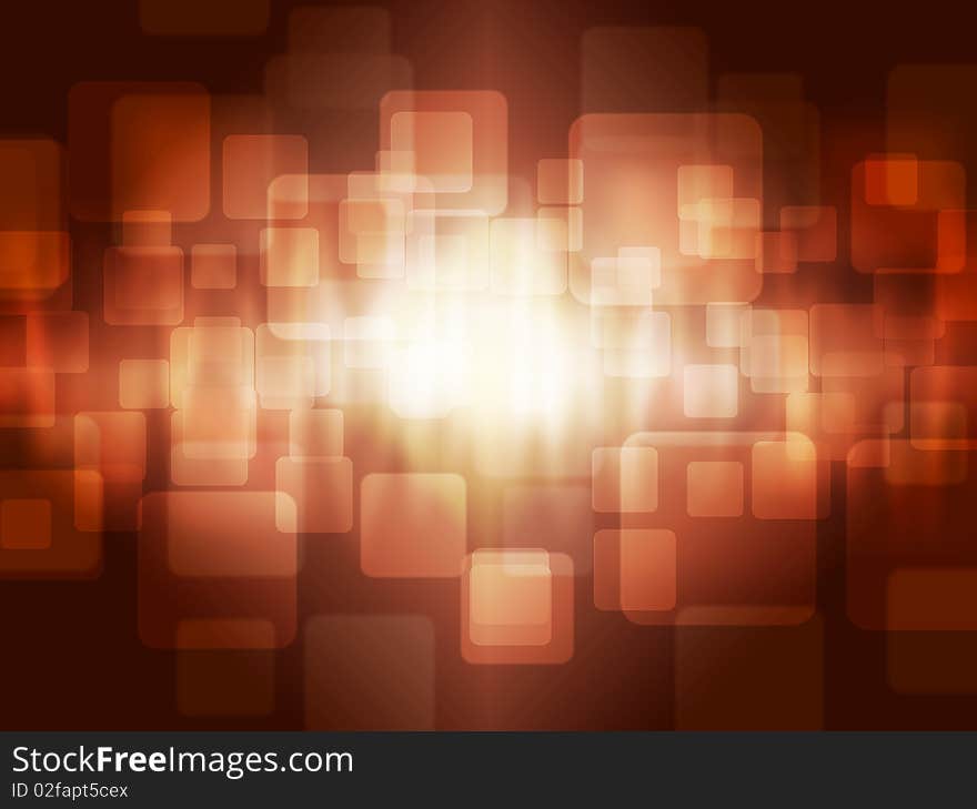 Abstract background with transparent squares.