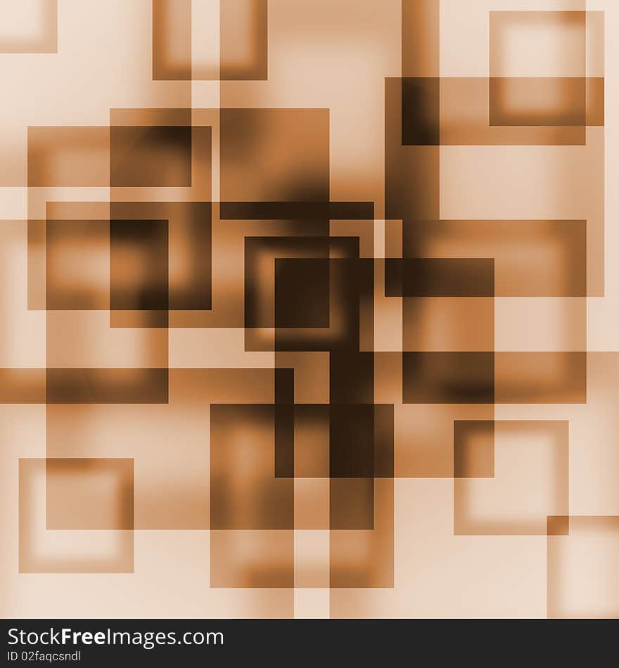 Squares On A Dark Background