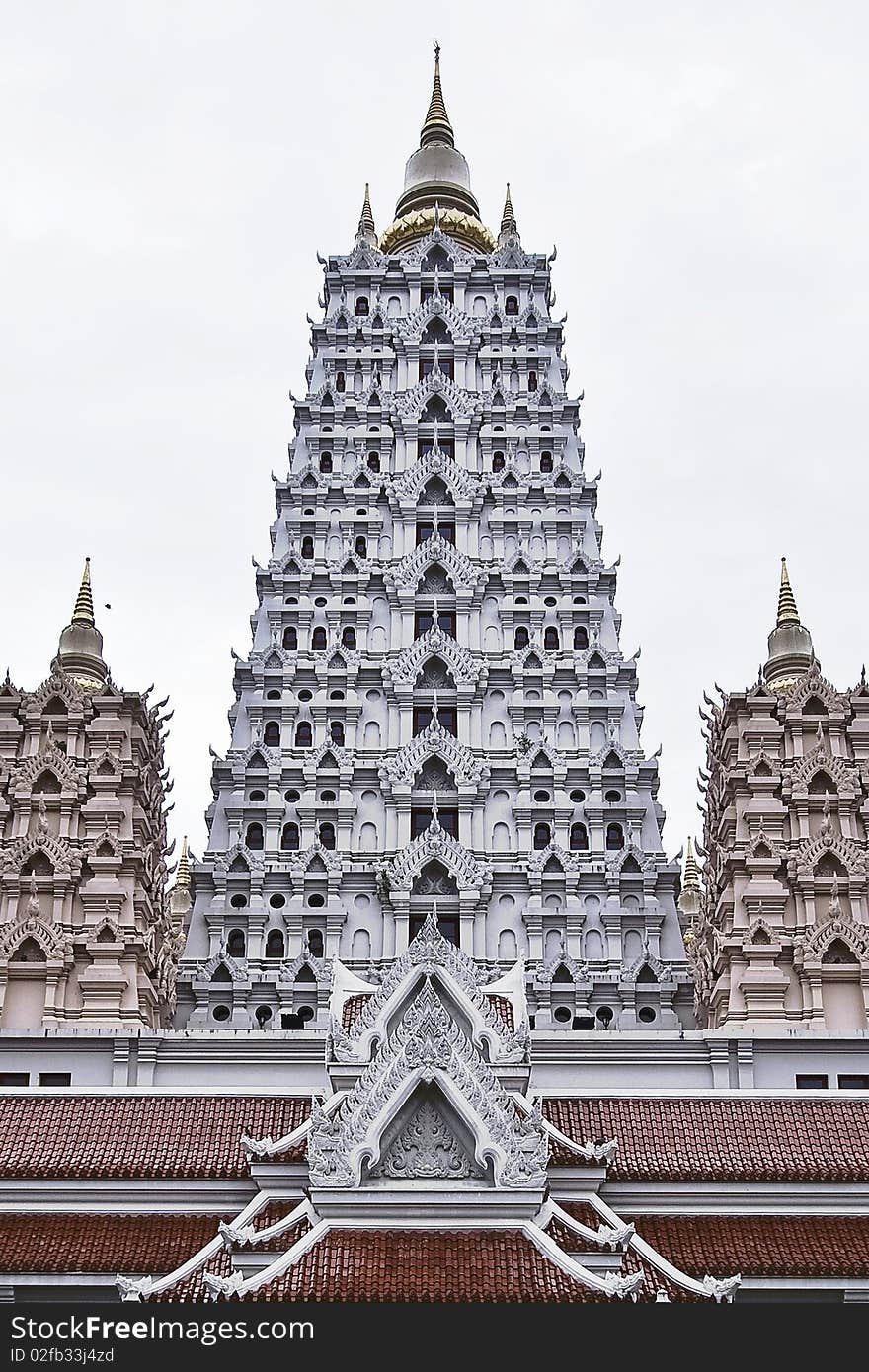 Thai temples built beautifully detailed.