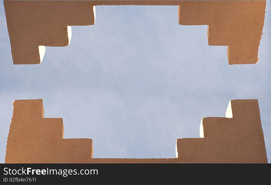 Symmetric images of a geometric shape. Symmetric images of a geometric shape