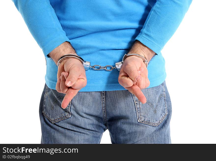 Men with handcuffs