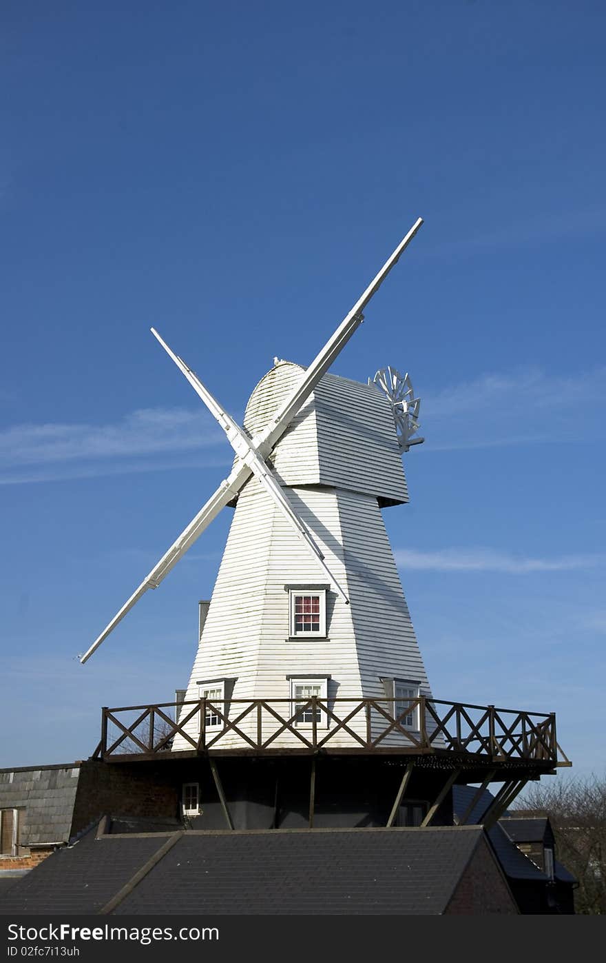 The Windmill in the Sussex Village of Rye England. The Windmill in the Sussex Village of Rye England.