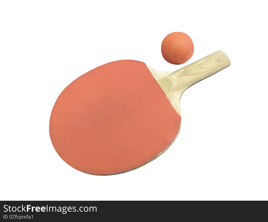 Ping Pong Racket And Ball