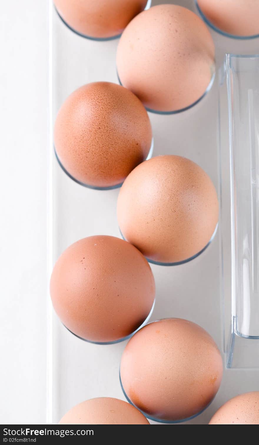 Brown chicken eggs