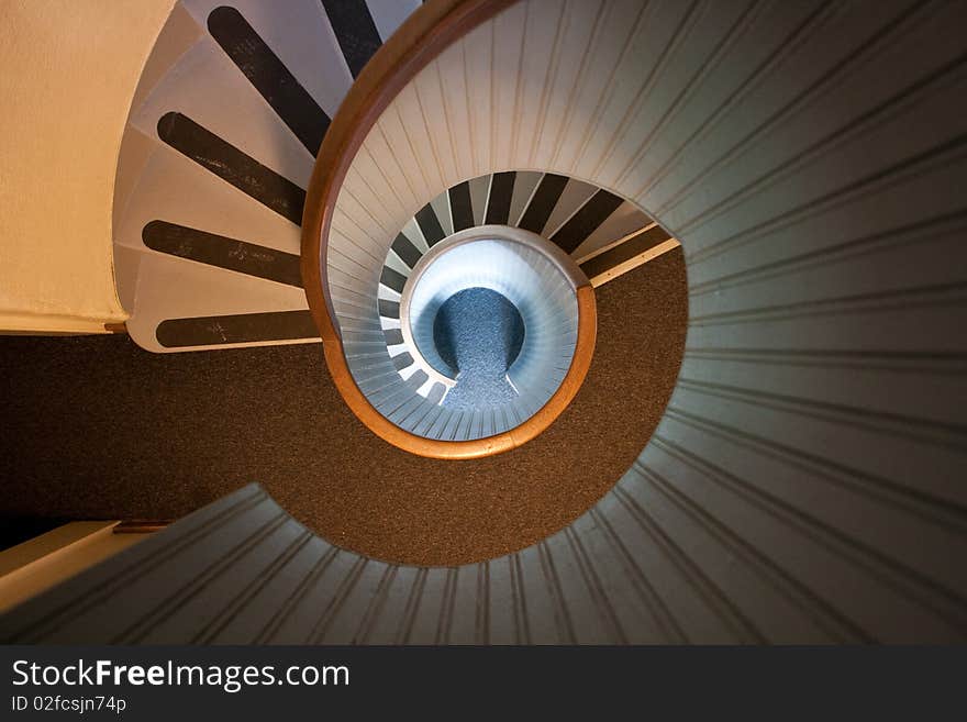 Spiral Stairs Down