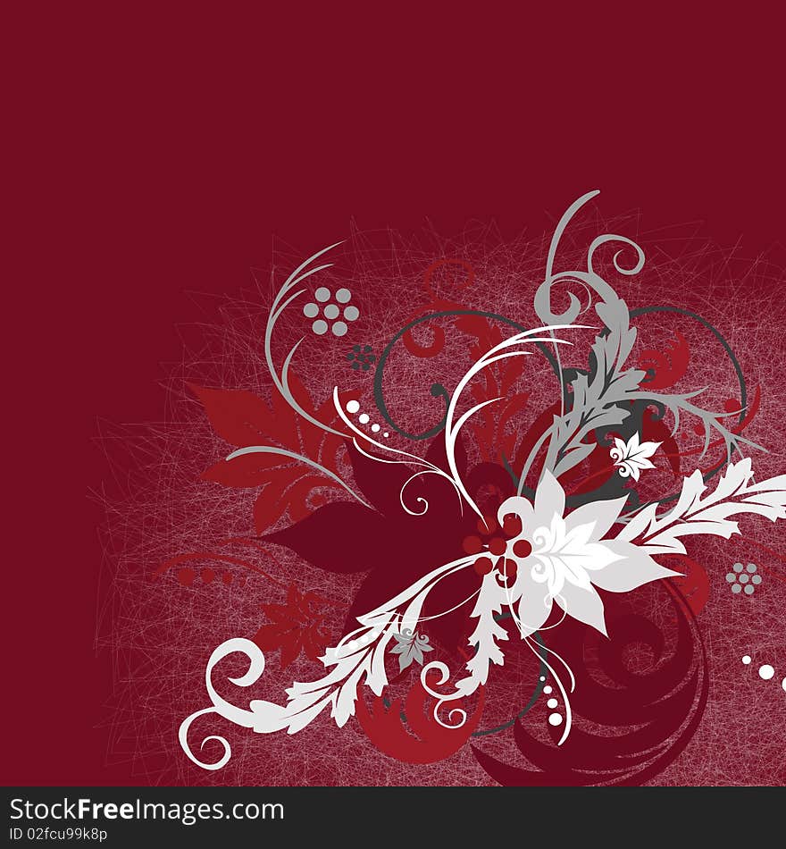 Flowered background