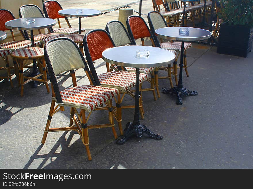 The solitude and silence of a bistrot. The solitude and silence of a bistrot