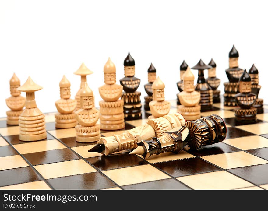 Wooden chess