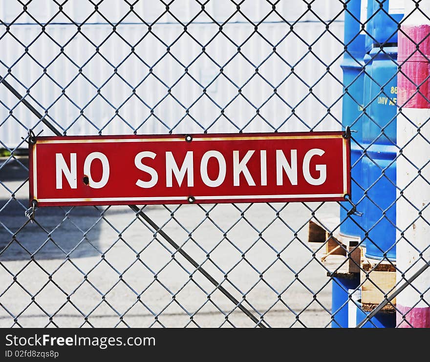 No smoking sign