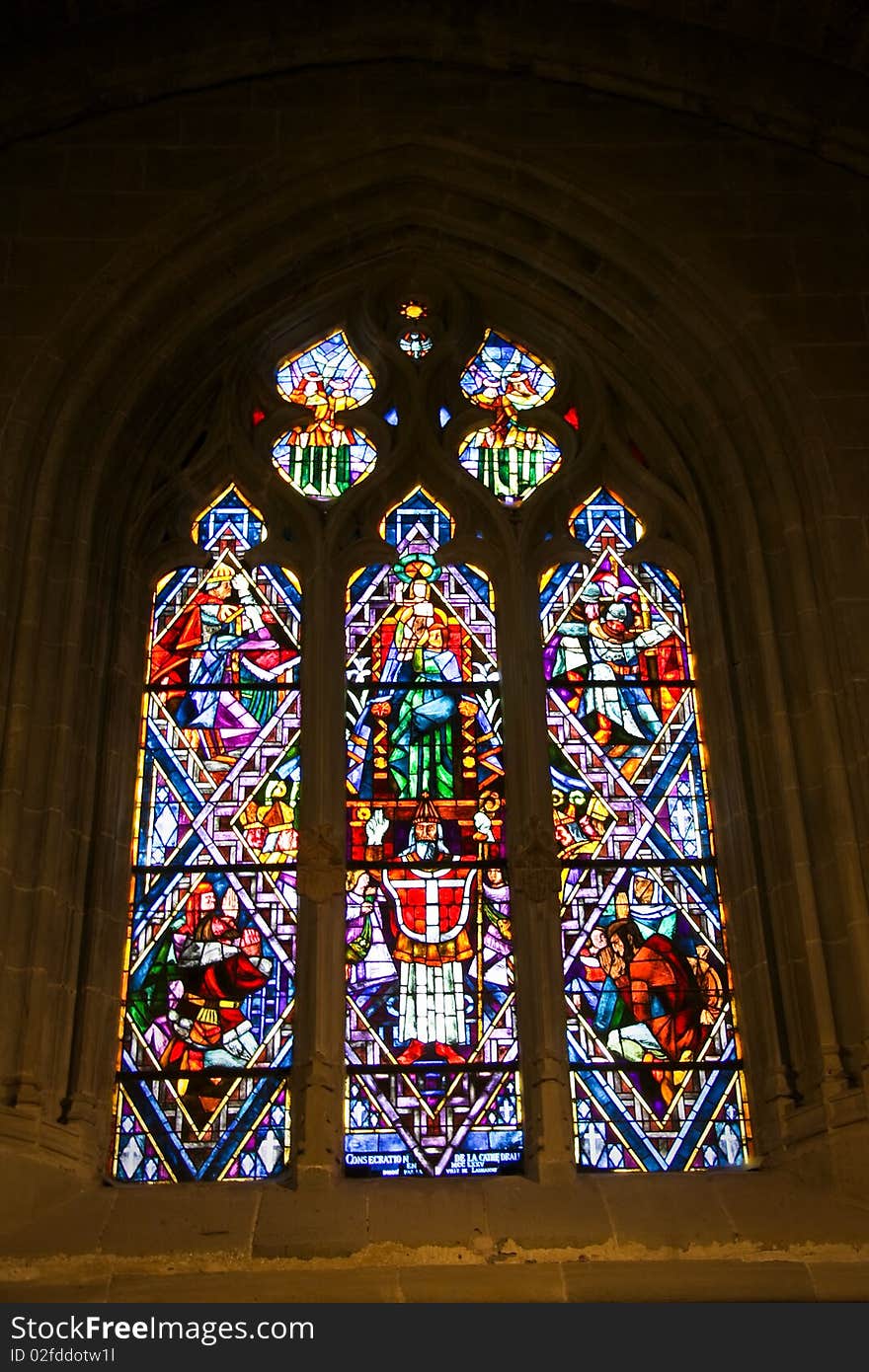 Cathedral Notre-Dame interior, Lausanne, Switzerland