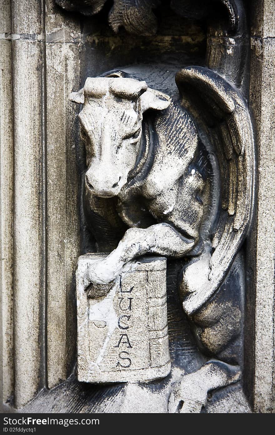 Cathedral Notre-Dame exterior details in Lausanne