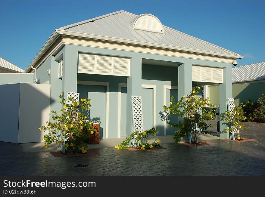 Small house in port of Grand Turk