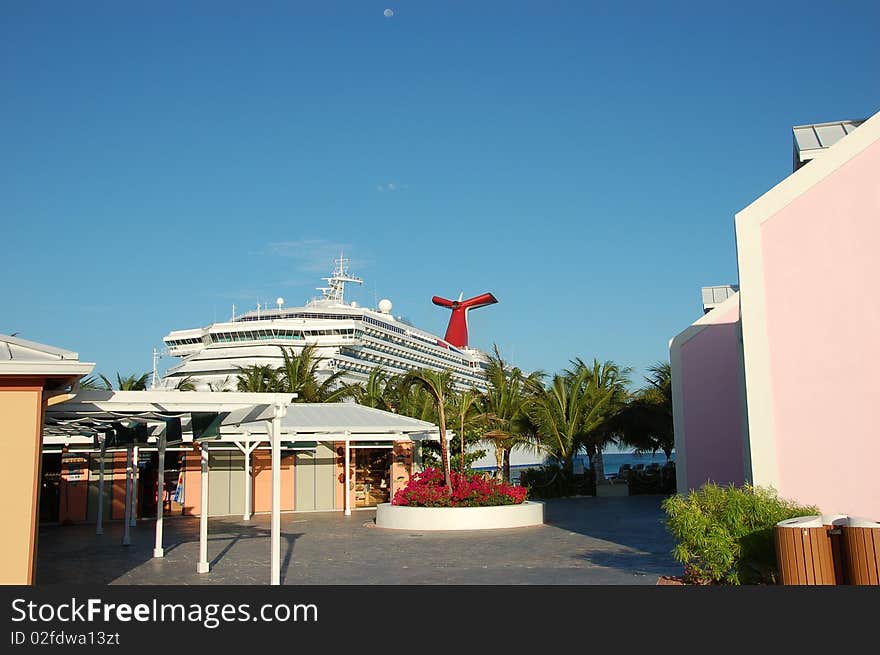 Ship in Port of Grand Turk