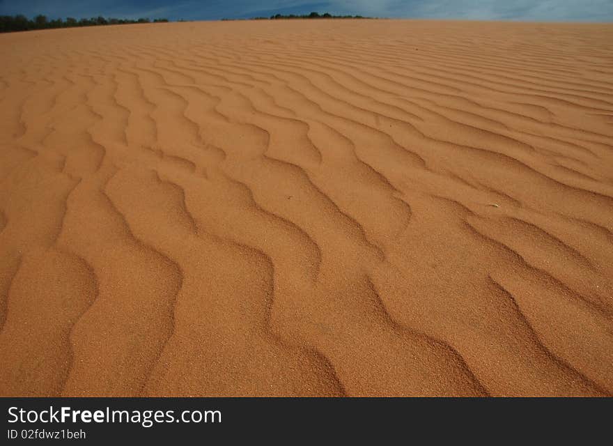 Wave pattern on dunes in Mui Ne, Vietnam. Wave pattern on dunes in Mui Ne, Vietnam