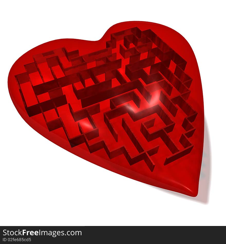 Heart maze