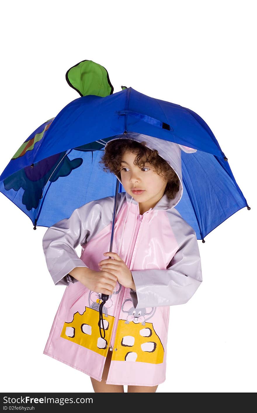 Girl with umbrella