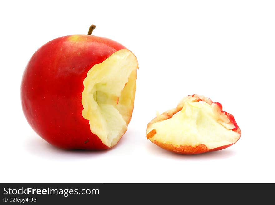 Fresh and delicious fruit apples on a white background. Fresh and delicious fruit apples on a white background