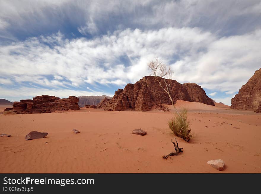 Wadi Rum Landscape (wide angle)