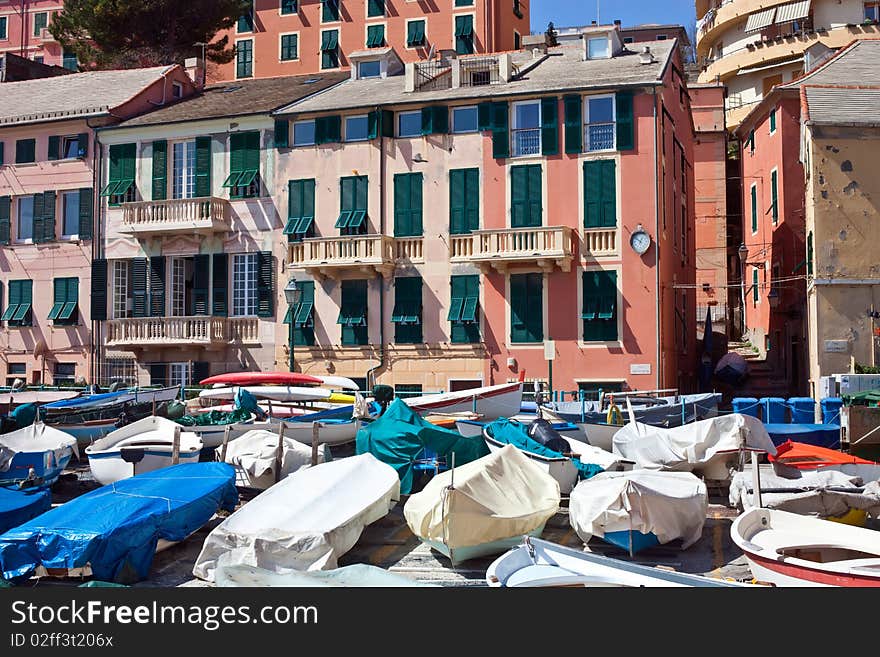 Houses and boats