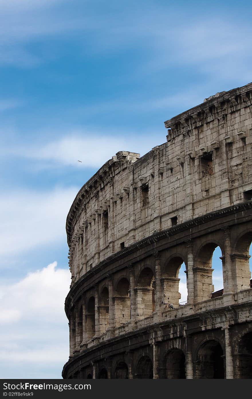 The Colosseum in Rome, Italy