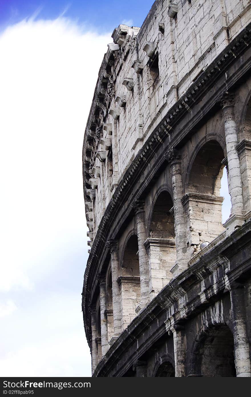 The Colosseum in Rome, Italy