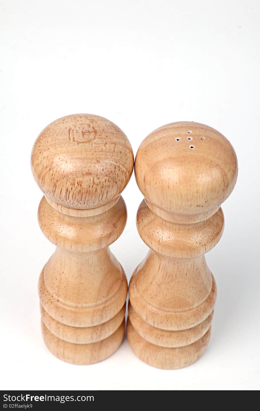 Two wooden figures