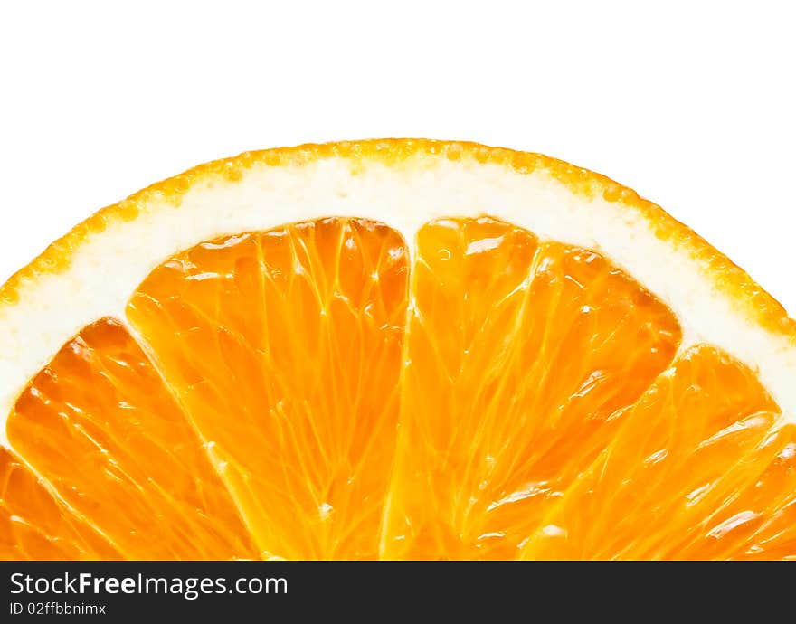 Orange isolated on white background