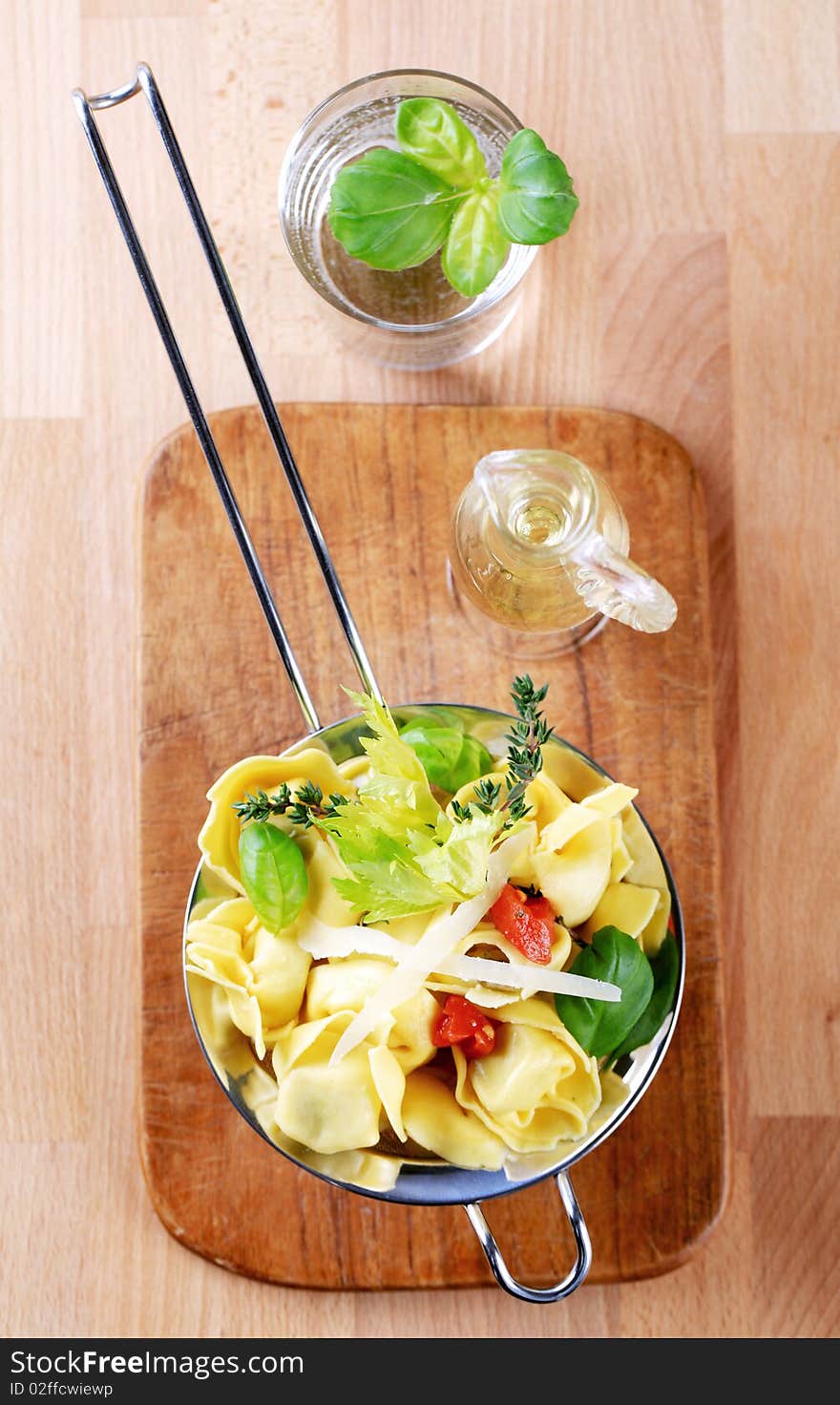 Tortellini In A Sieve