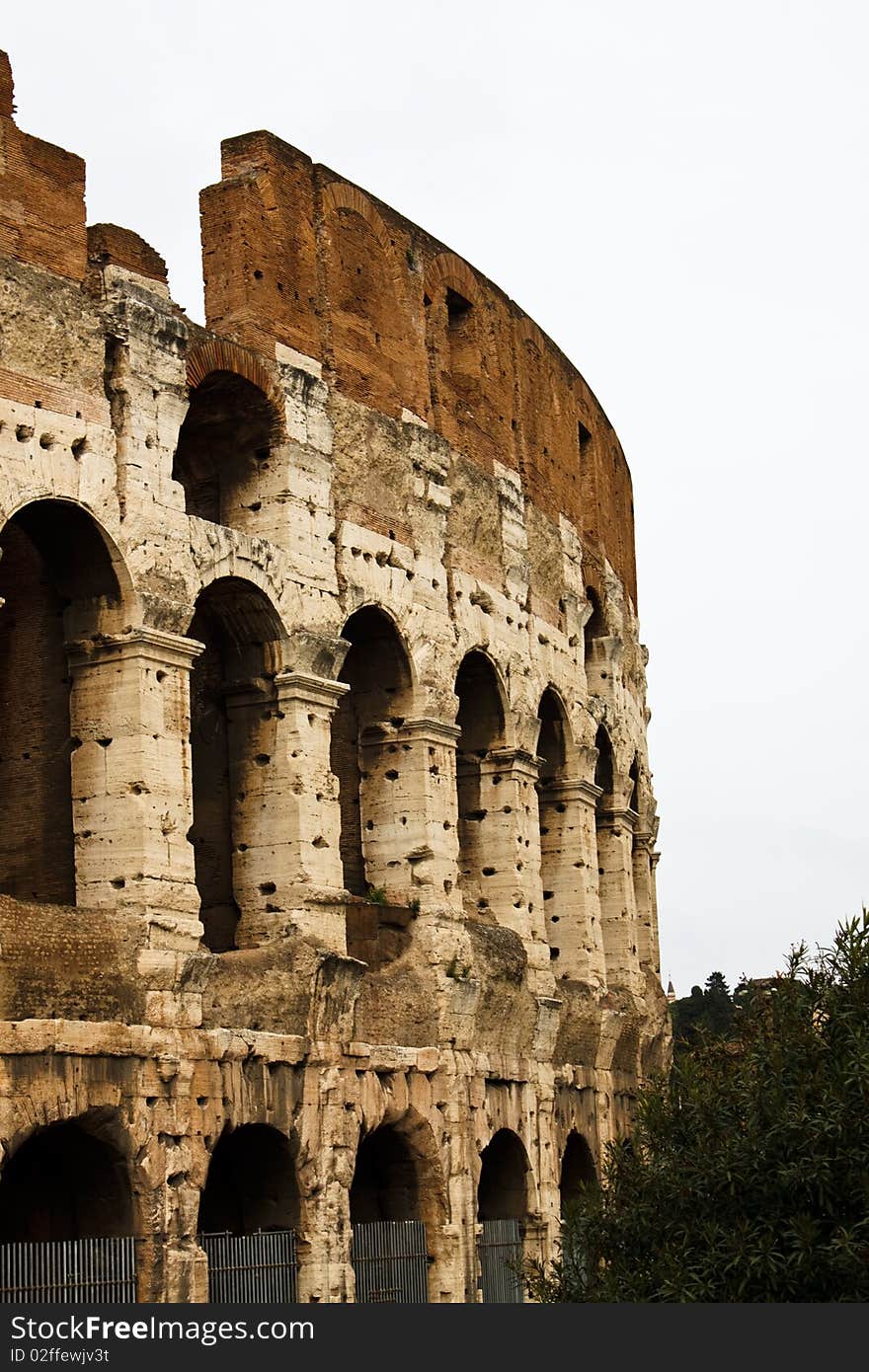 The Colosseum in Rome, Italy