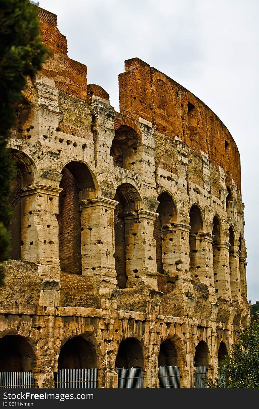 The Colosseum in Rome, Italy