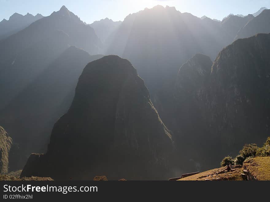 Hills near Machu Picchu