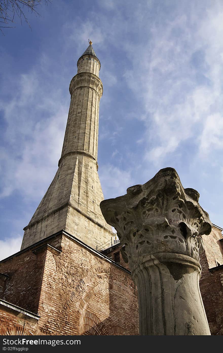 Turkey, Istanbul, St. Sophia Cathedral (built in the 4th century by Costantine the Great and reconstructed in the 6th century by Justinian