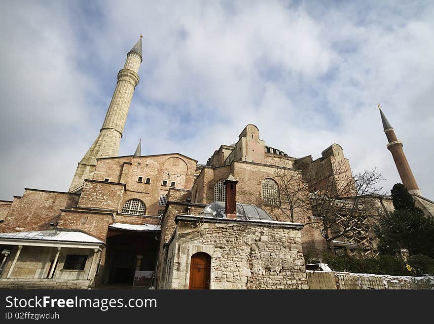 Turkey, Istanbul, St. Sophia Cathedral (built in the 4th century by Costantine the Great and reconstructed in the 6th century by Justinian