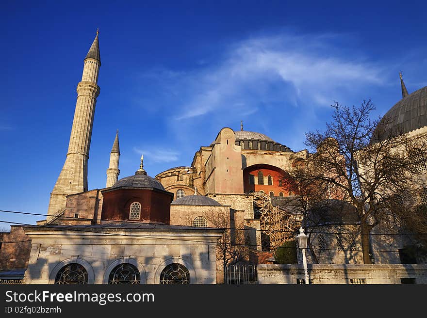 Turkey, Istanbul, St. Sophia Cathedral (built in the 4th century by Costantine the Great and reconstructed in the 6th century by Justinian