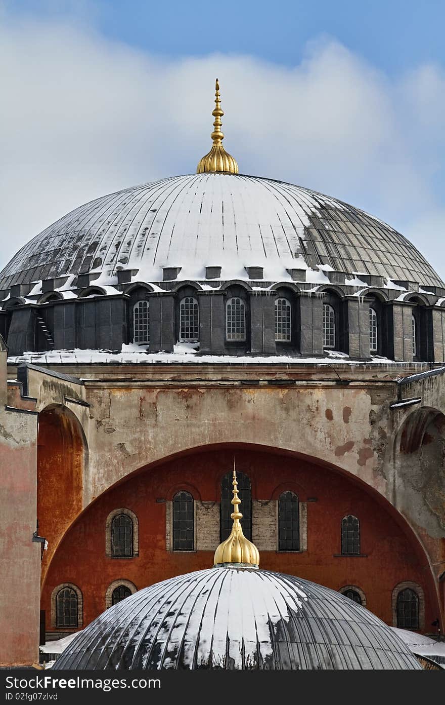 Turkey, Istanbul, St. Sophia Cathedral (built in the 4th century by Costantine the Great and reconstructed in the 6th century by Justinian