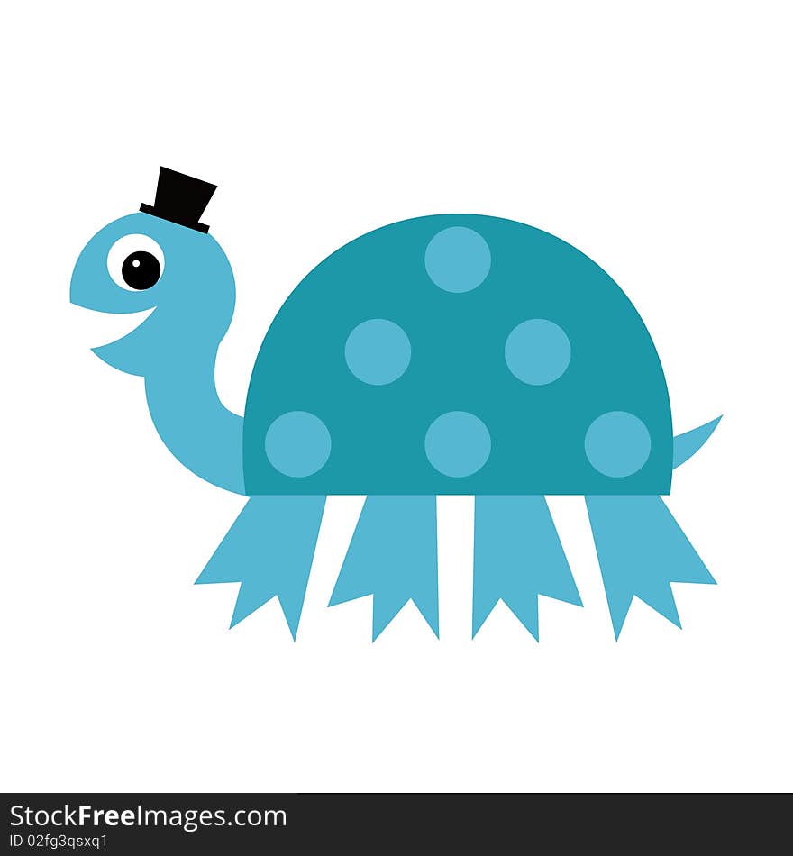 Sea Turtle Vector Illustration