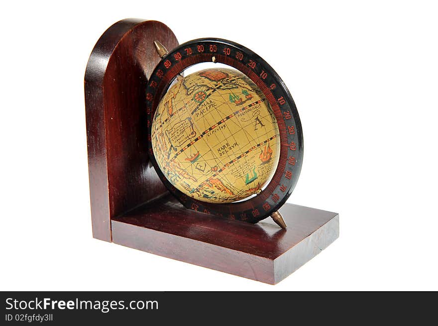 Wooden globe