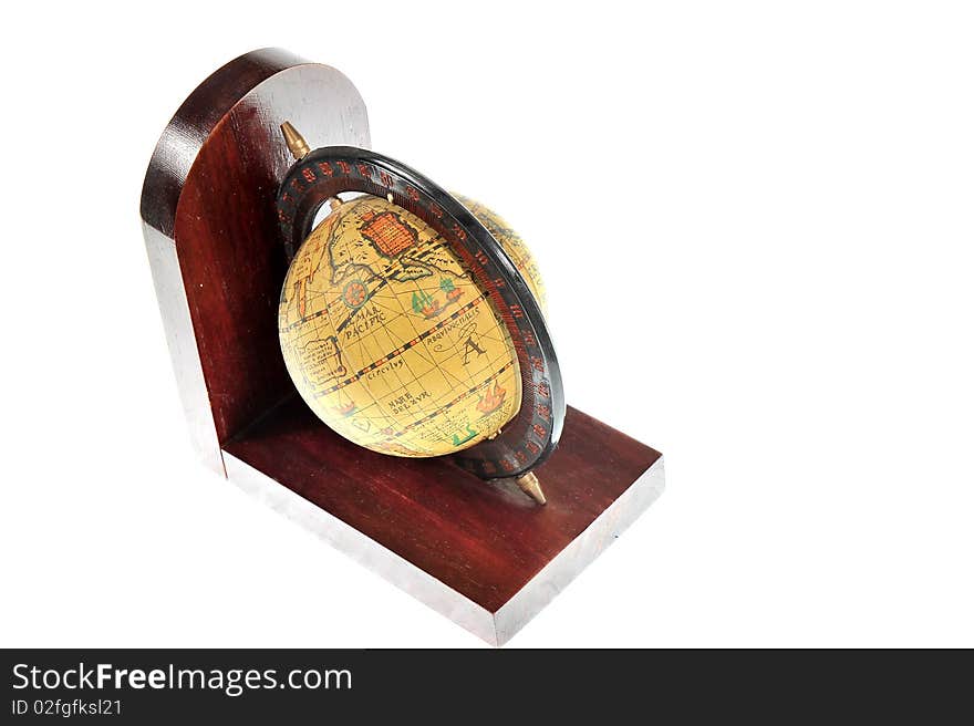 Wooden globe