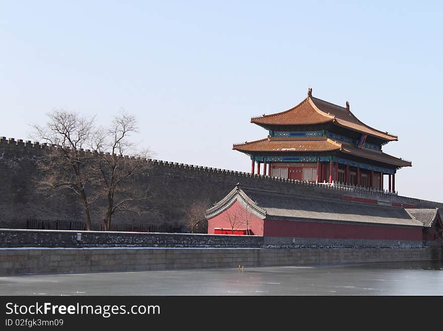 The Forbidden City in China,the Imperial Palace.