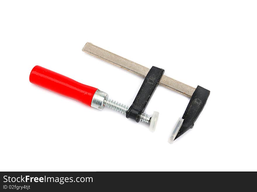 Tool - clamp isolated on white background