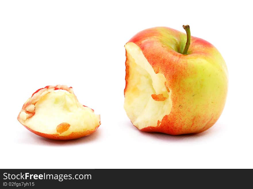 Fresh and delicious fruit apples on a white background. Fresh and delicious fruit apples on a white background