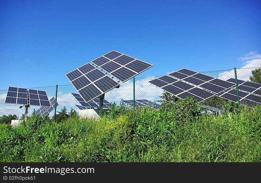 Photovoltaic panels .