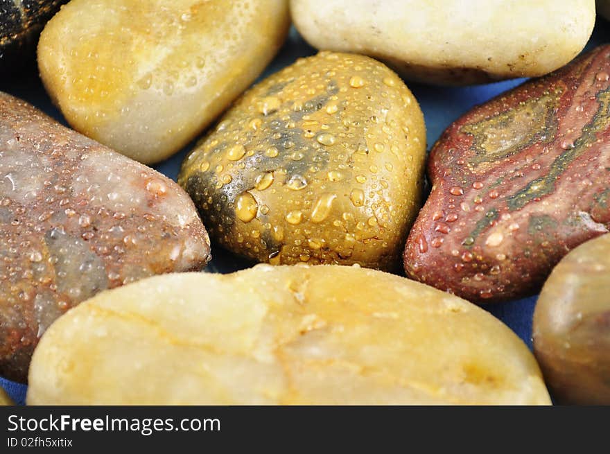 Stone background with water drops. Stone background with water drops