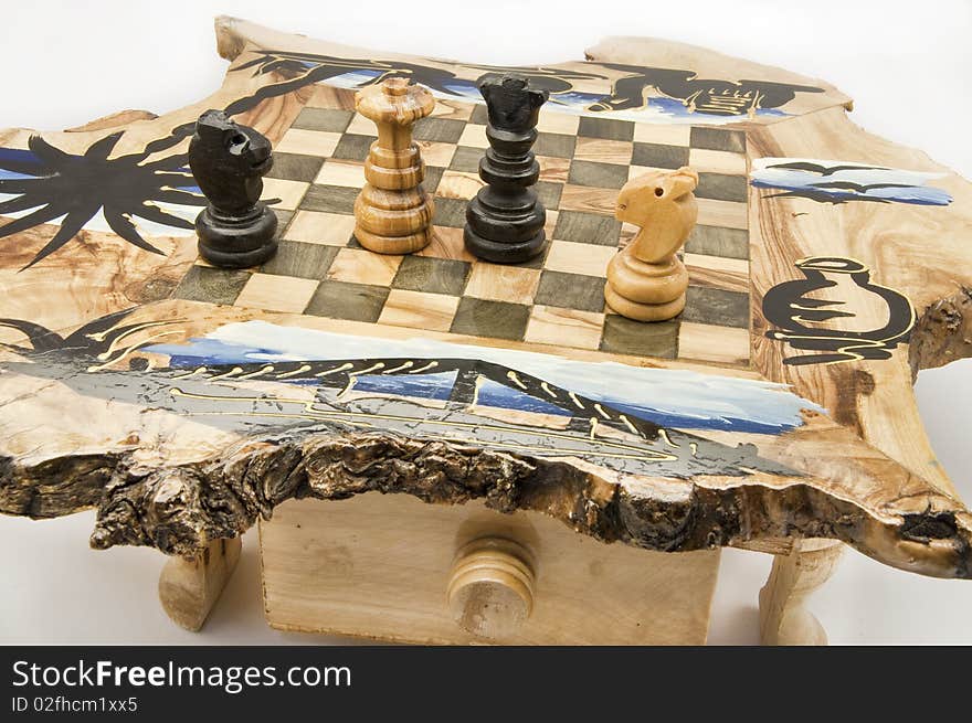 Chessboard Of Wood