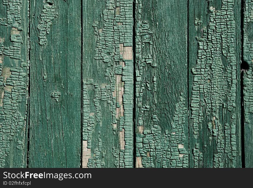 Background In The Form Of Old Wooden Boards