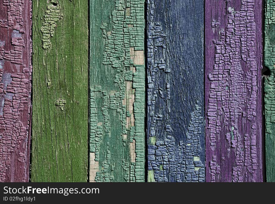 Background in a grunge style in the form of old wooden boards