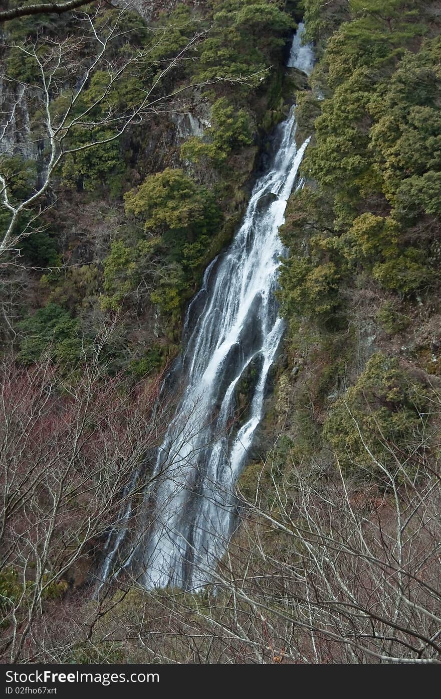 One of higest waterfall at japan