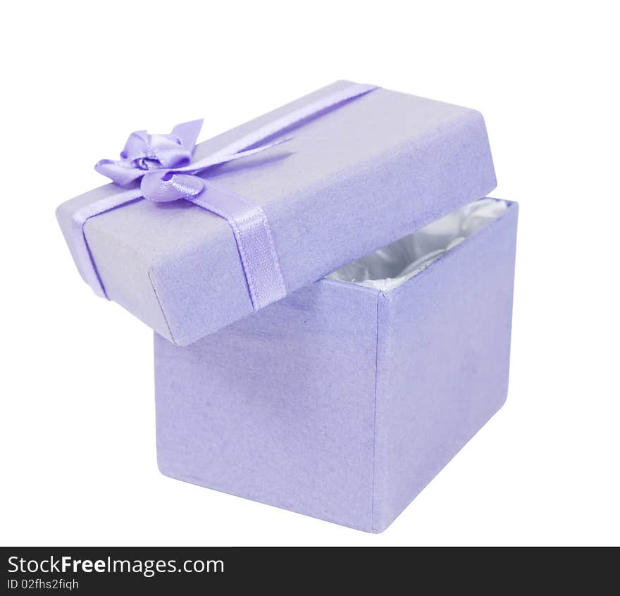 Violet gift box